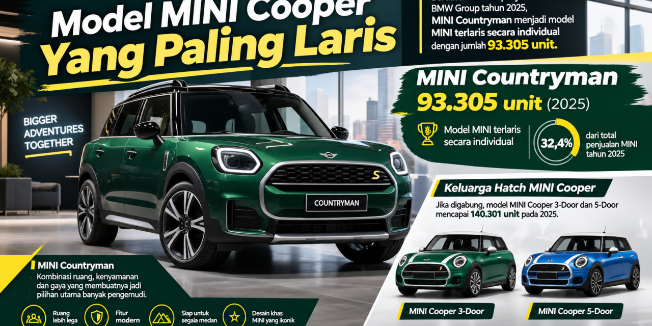 Masih Di Incar! 3 Model Mini Cooper Yang Paling Laris