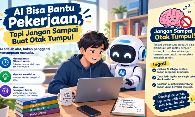 AI Bisa Bantu Pekerjaan, Tapi Jangan Sampai Buat Otak Tumpul