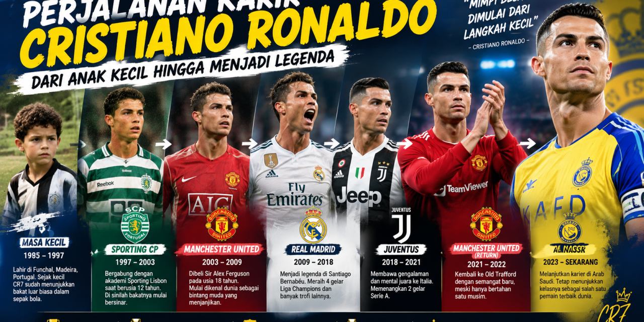 Sebelum Jadi CR7: Kisah Awal Bocah Asal Madeira