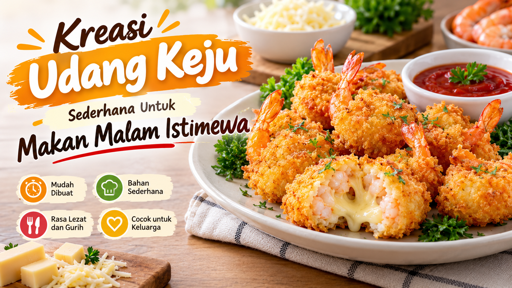 Kreasi Udang Keju 
