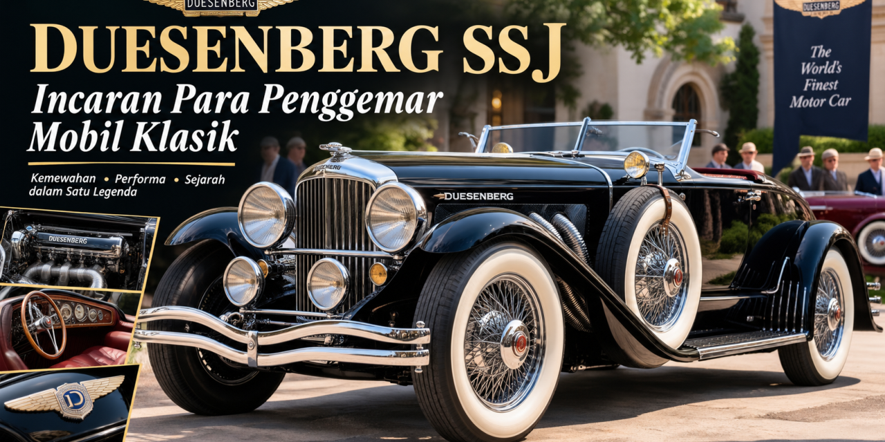 Duesenberg SSJ Incaran Para Penggemar Mobil Klasik