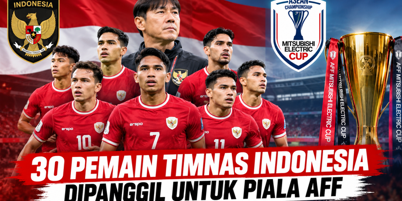 30 Pemain Timnas Indonesia Dipanggil Untuk Piala AFF