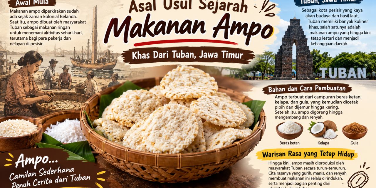 Asal Usul Sejarah Makanan Ampo, Khas Dari Tuban Jawa Timur
